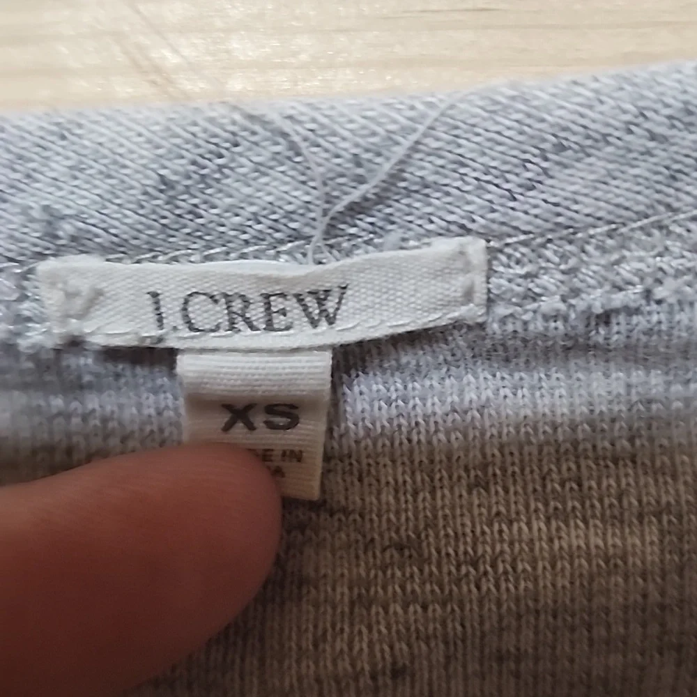 J.Crew Crew Neck Sweat shirt Size XS 100% Cotton